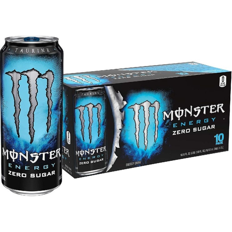 당신만 모르는 Monster Energy 몬스터 에너지 드링크 제로슈가 각473ml 10팩, 1개, 1ml 좋아요