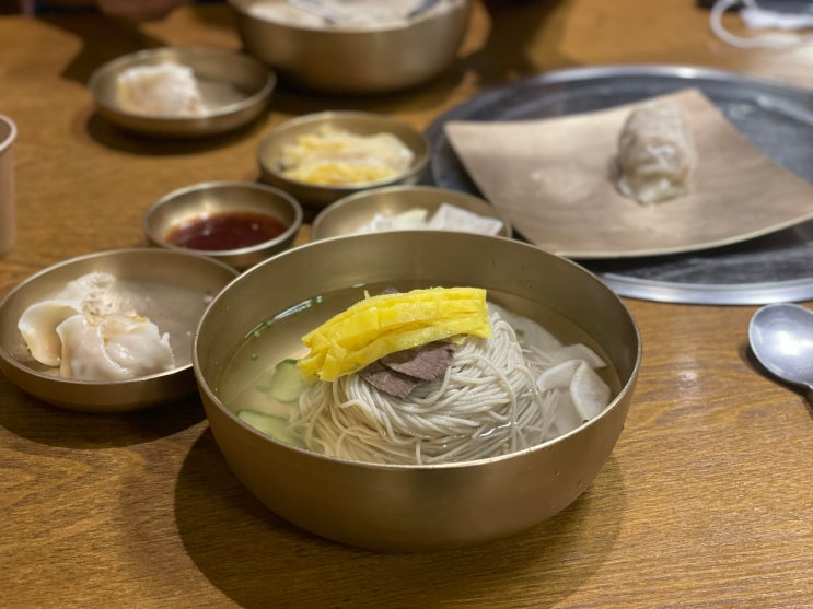 성남 분당구 판교 평양냉면 맛집 능라도 본점