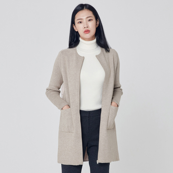  선택고민 해결 마인드브릿지 여성용 여 RNP 등판 패딩 패치 점퍼형 롱가디건 MTCD7201 추천합니다
