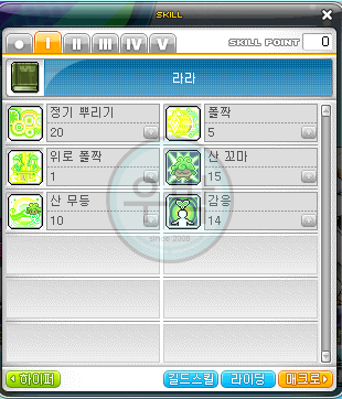 메이플스토리 라라 스킬트리&하이퍼스킬&코어강화공략