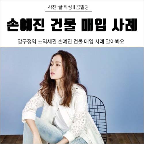  손예진 건물 매입 사례 압구정역 초역세권 올근생 빌딩