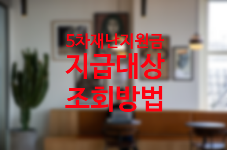 코로나 상생 국민지원금 대상 조회 방법(+카카오페이) 외벌이 맞벌이 가구 5차 재난지원금 소득기준 지급시기