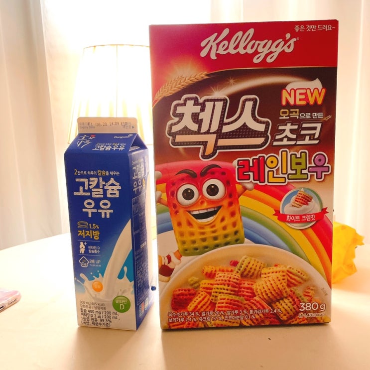  첵스초코 레인보우 정말 달콤하고~~~알록달록~~~해서 맛이 환상이였어요!! 정말 든든하네요! (feat.첵스초코 레인보우 380g)