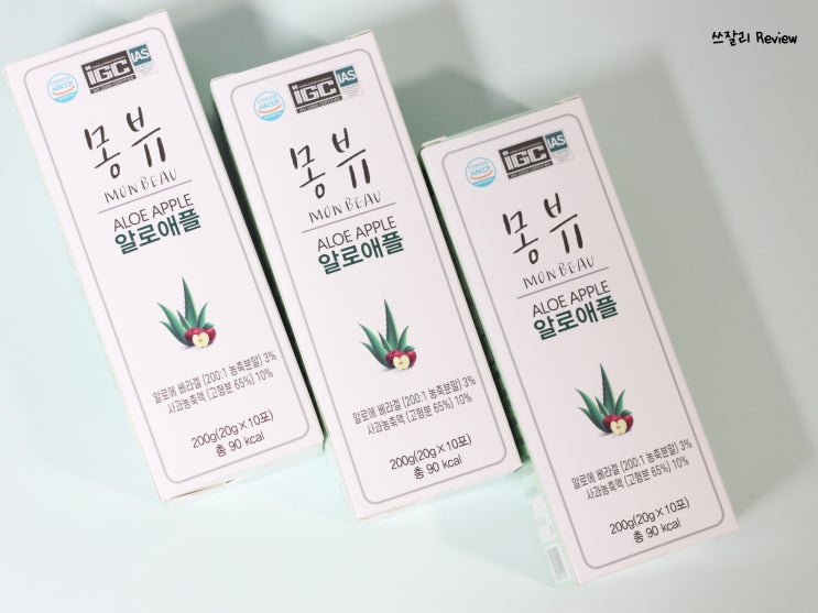  몽뷰알로애플 콜라겐 젤리스틱 탱글탱글
