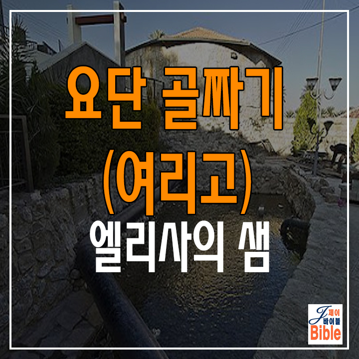  이스라엘 요단 골짜기 여리고 엘리사의 샘(Elisha's spring)