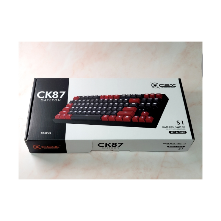  콕스cox  CK87 & CK108  게이밍 LED  기계식 키보드 롱텀 사용기