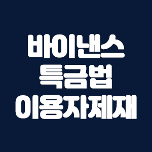  바이낸스 특금법 우회거래 이용자 처벌 가능할까