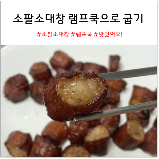 소팔소대창 램프쿡 미니로 굽기 | 냄새 안 나고 맛있음