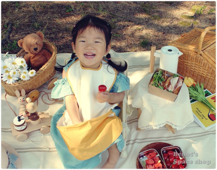 유아용턱받이 추천, 엄마가 직접 만든 우리 아이 앞치마