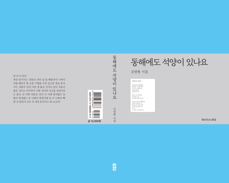  동해에도 석양이 있나요(예서의시013, 김영현 시집)