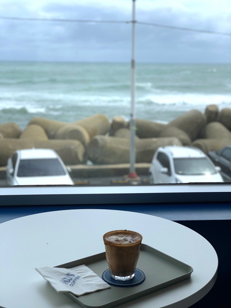  청사포 커피 찐맛집, HUS COFFEE