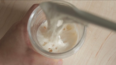  [사워도우] 최소량의 밀가루로 천연발효종 만들기 / 소량의 밀가루 사용 vegan