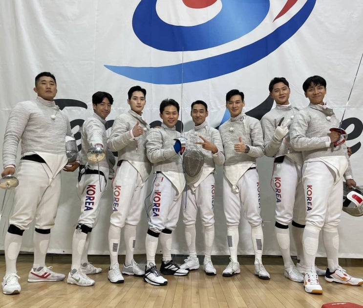  펜싱 선수들 풋워크 체감