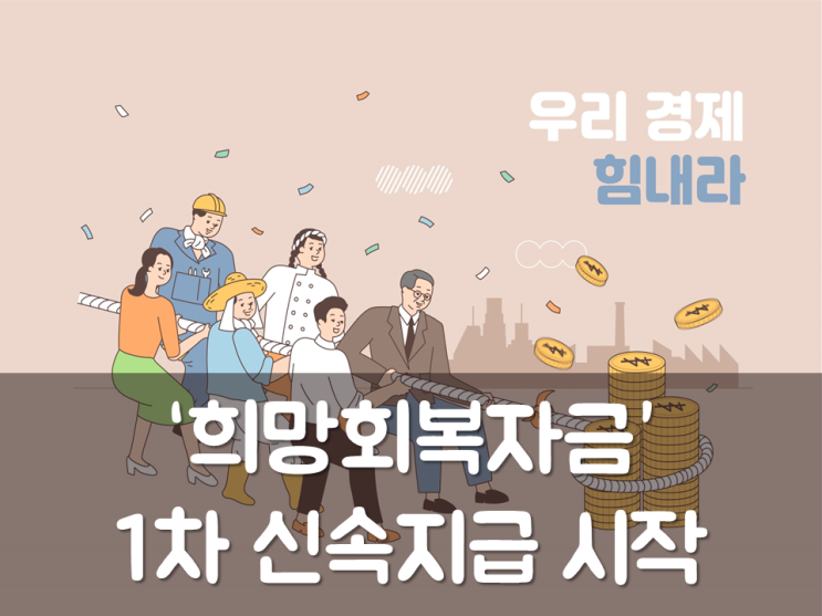  ‘희망회복자금’ 1차 신속지급 시작