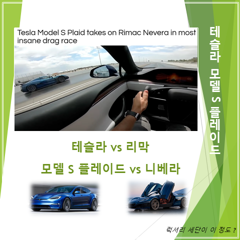  리막 니베라와 테슬라 모델 S의 미친 드래그 레이스 (feat. 가장 빠른 양산차 1,2위 모두 전기차)