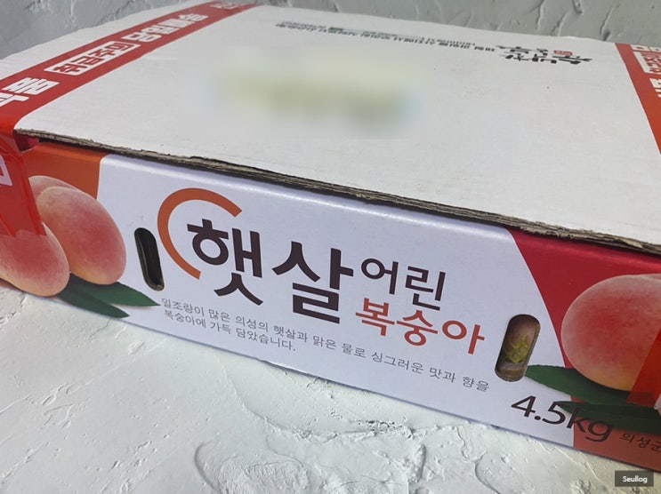  여름제철과일 딱딱이복숭아 늦기전에 먹어요 <순박한농부>