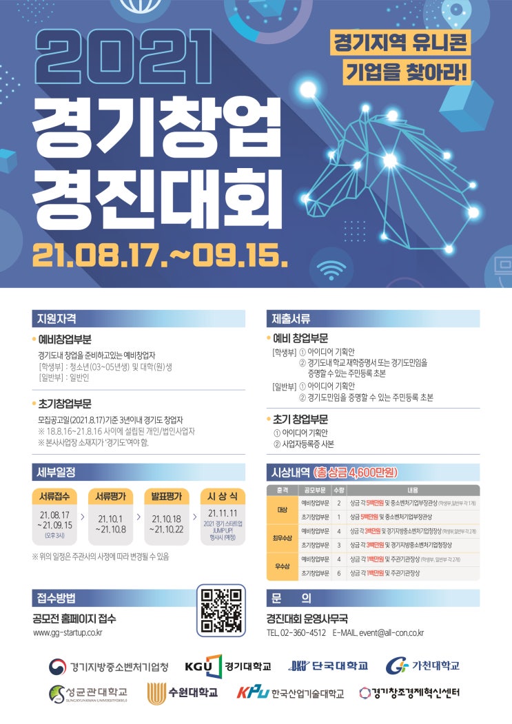[대학생 대외활동]2021 경기 창업경진대회