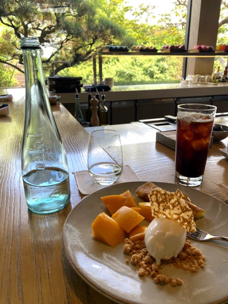  그랜드 하얏트 서울 레스토랑 테판 미쉐린 호텔 맛집