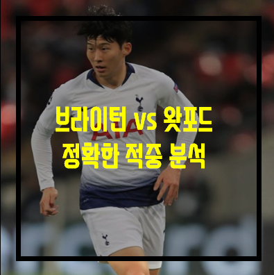  (승무패) 브라이턴 & 호베알비온 vs 왓포드 과연 승리는 누가 ???