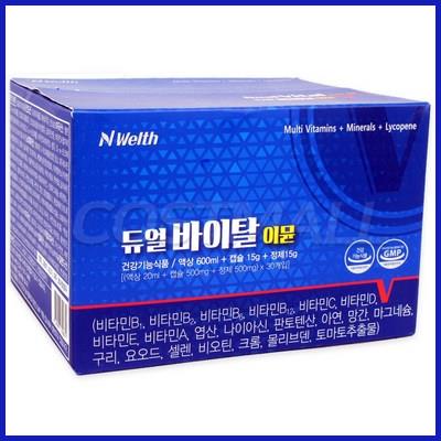 듀얼바이탈 이뮨 30일분(액상20ml+캡슐500ml+정제500ml) 소개하기