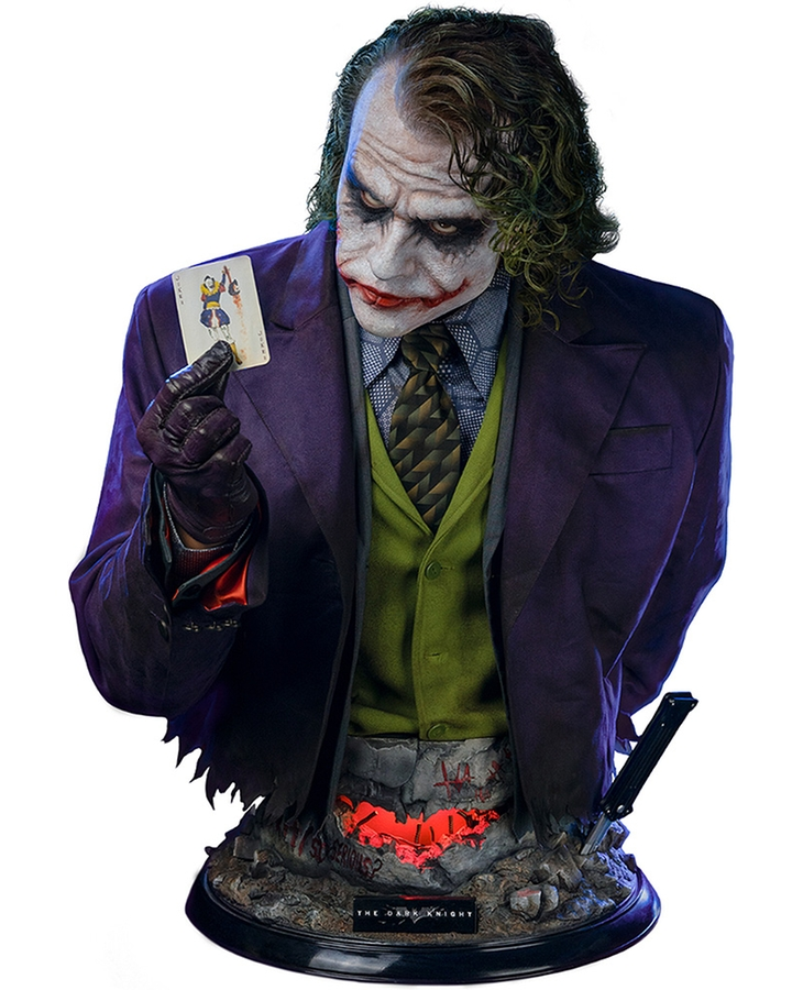 [SnapNews] Infinity Studio X Penguin Toys DC Series Life Size Bust "The Dark Knight" The Joker