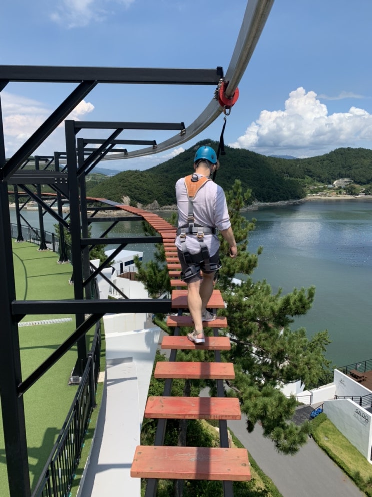  입장료가 아까운 여수 예술랜드와 액티비티의 끝판왕 스카이워크+공중그네