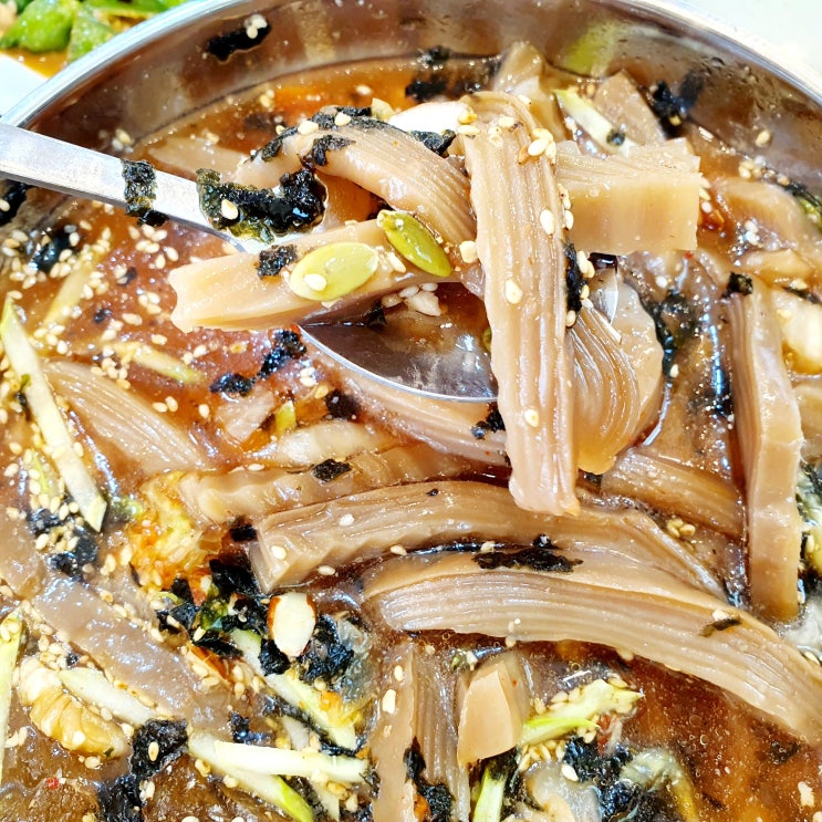 국수랑 콩비지 인천 당하점 도토리묵밥 청국장맛집