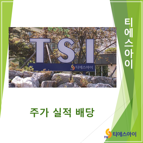  이차전지 믹서계의 강자 티에스아이 2분기 실적 주가 및 배당