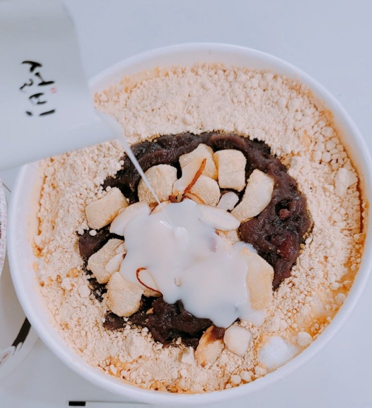  "설빙 팥인절미 빙수" 집에서 편하게 먹을수 있어요