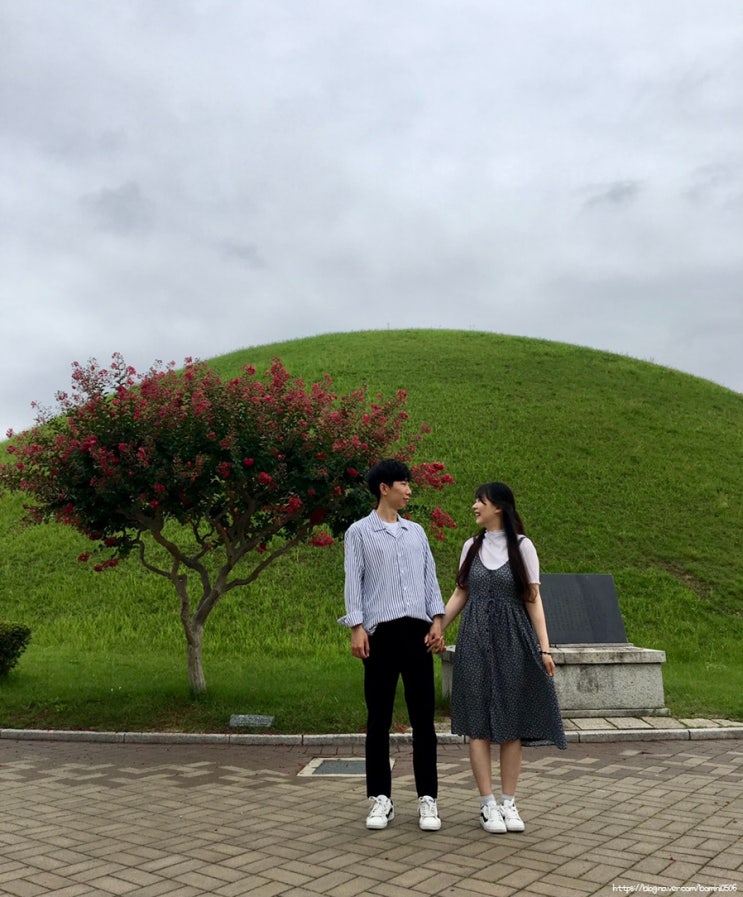  경주에서