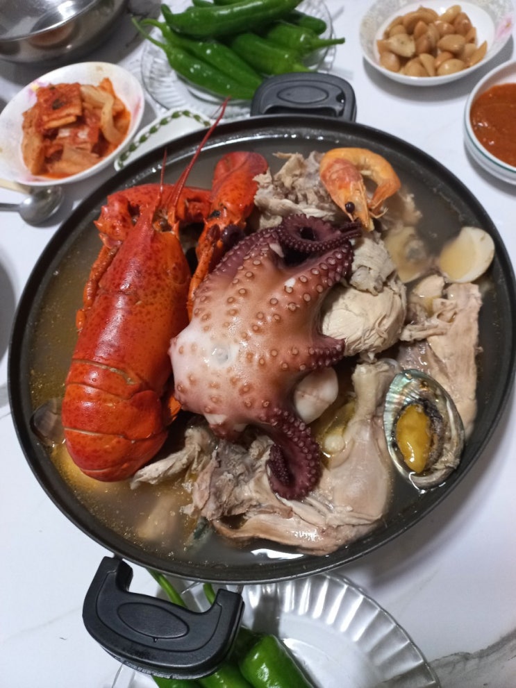  복날에 해신탕