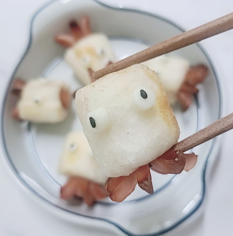  [집콕간식추천] 문어 닮은 소떡 & 곰표치킨너겟(곰표체 폰트 다운로드)