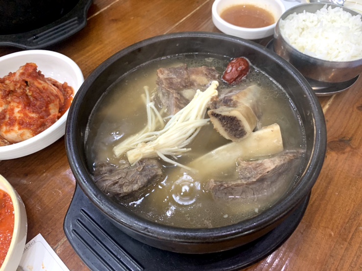  오산 맛집, 청담집 진한 육수에 푸짐한 갈비탕! 재방문 했어요 :)