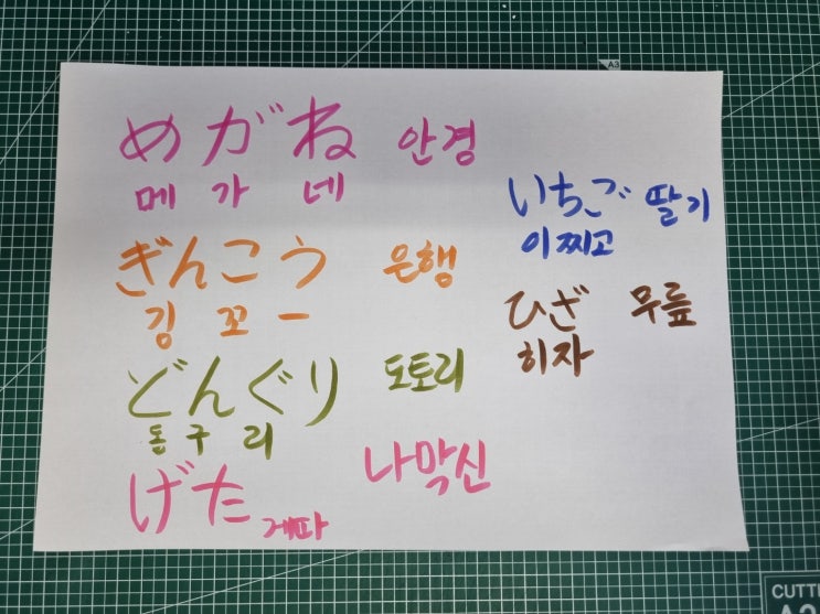 일본어 공부하기 9번째, 단어공부하기