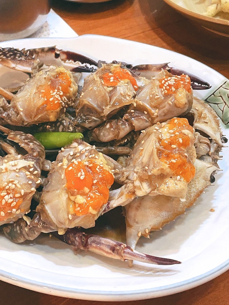  여수 게장맛집 꽃돌게장1번가; 꽃게장 비주얼부터 맛까지 장난아냐