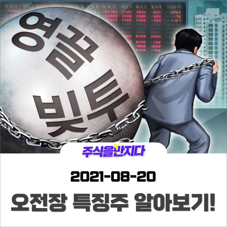  [오전장 특징주] 급락하는 시장, 신용융자 반대매매 출회 가능성에 유의해야하는 개별종목