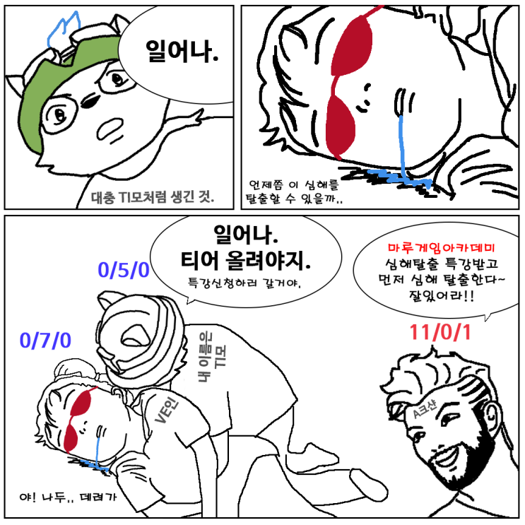  [마루게임아카데미] 나는 먼저 탈출한다!!! 심해야 잘있어라!!!!