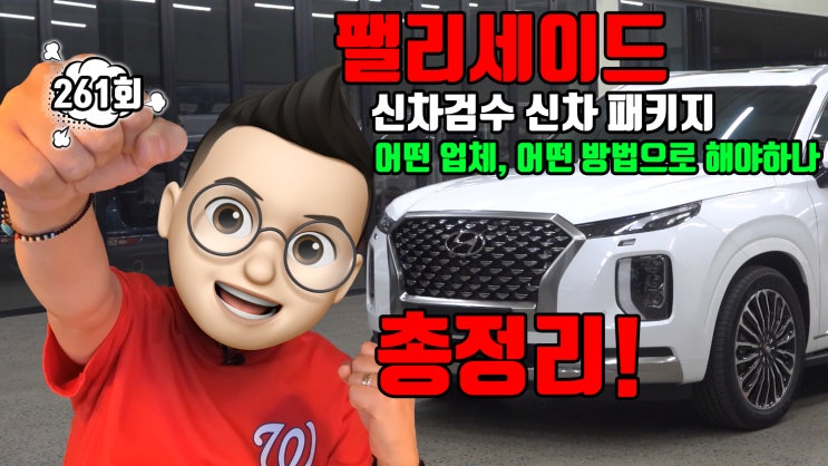  팰리세이드 신차 검수 신차 패키지 와 1급 자동차 정비 그리고 팀보가의 상관 관계. 그냥 자부심 아니고 자격을 획득한 프리미엄.