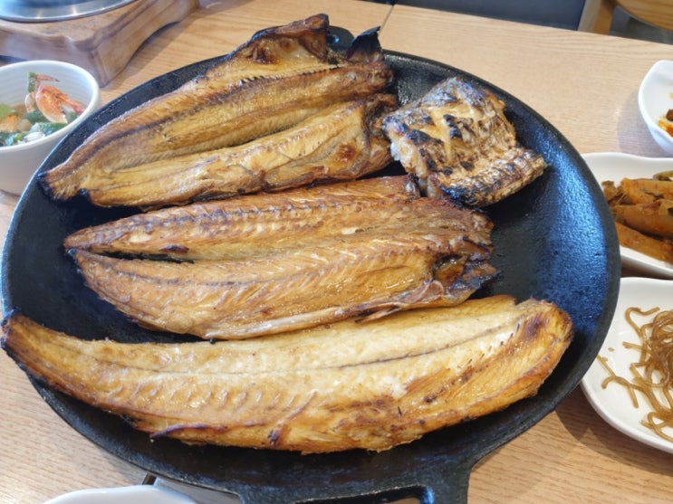 원주 500도씨화덕생선구이 생선구이 맛집