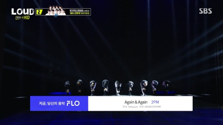 [LOUD 12회] 팀 JYP(2번) - Again & Again [Live 동영상, 심사평, 생방송 6라운드 결과]