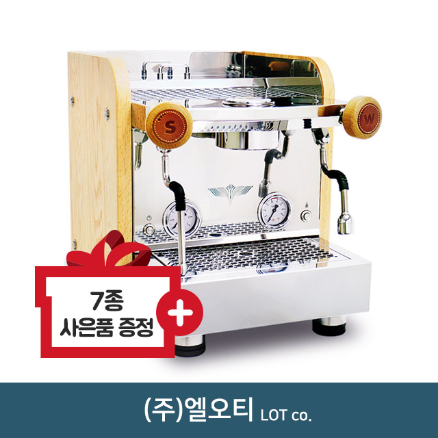  최근 많이 팔린 엘로치오 자르 반자동커피머신 1그룹, 우드 추천해요