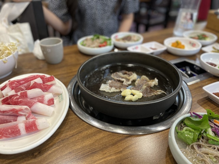  [화곡동 맛집] 차돌박이 & 시원한 국수 - 차돌박이와 쟁반쌈