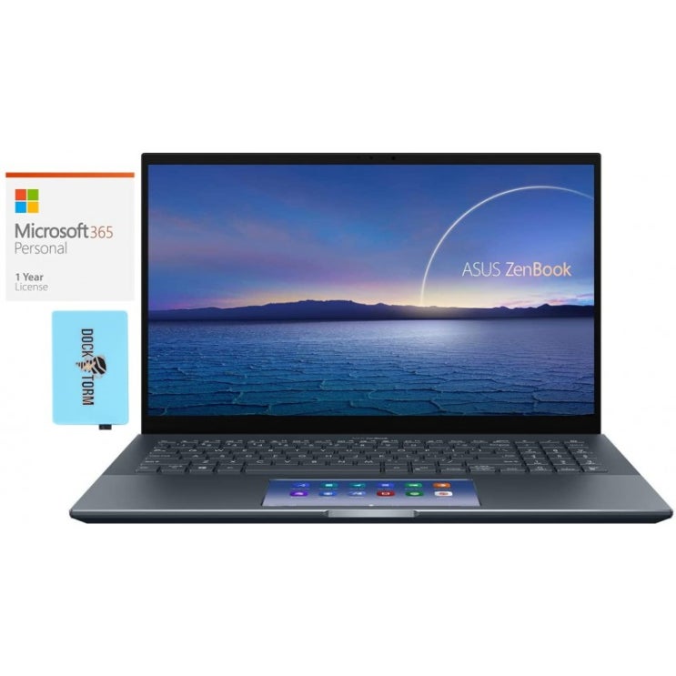 인기있는 MS 365 Personal Hub: 컴퓨터 및 액세서리 장착 ASUS ZenBook 15 홈 및 엔터테인먼트 노트북(Intel i7-1050H 6-Core 16GB RA