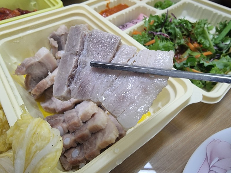 순천 보쌈 맛집 원할머니보쌈 , 모둠보쌈과 새싹쟁반무침면 먹기