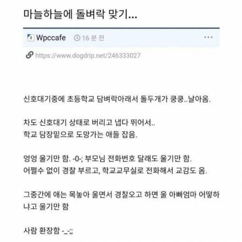 요즘 잼민이들 장난 수준