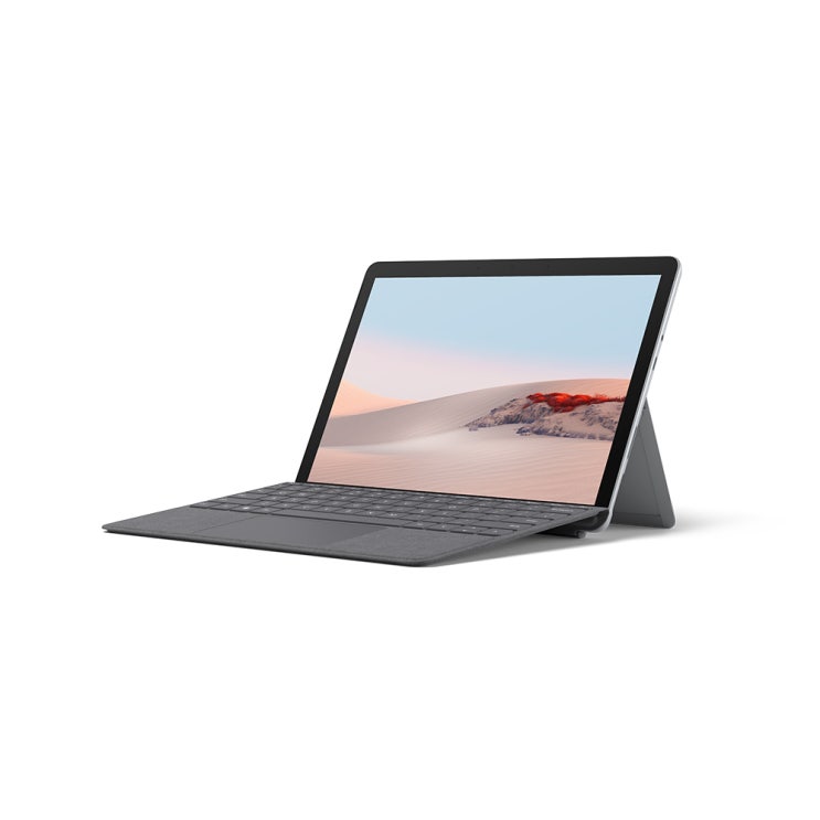 인기 많은 마이크로소프트 2020 Surface Go2 10.5 + 라이트차콜 타입커버 패키지, 혼합색상, 펜티엄, 64GB, 4GB, WIN10 Home, STV-00009 ··