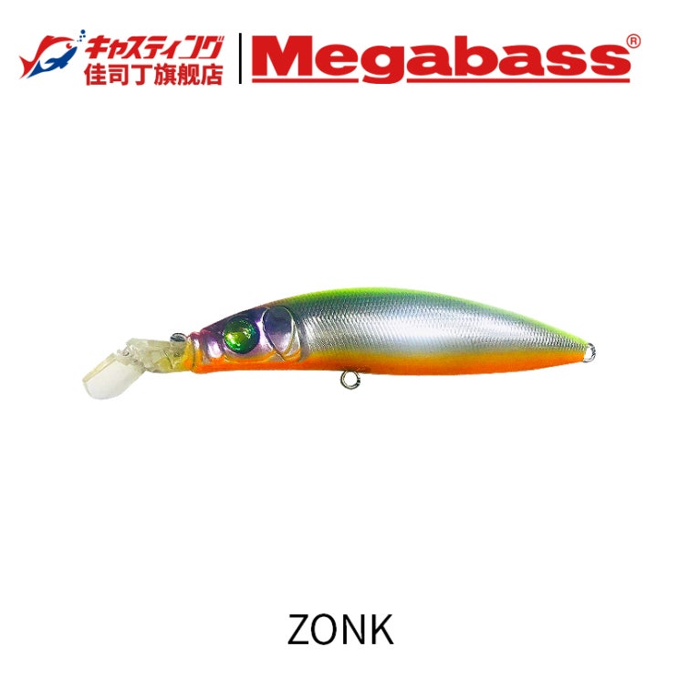 인지도 있는 소프트베이트 일본 MEGABASS물에뜨는 미노우 ZONK10.9/20그램 루어 모방 낚시 가짜미끼 원투 미끼, T02-7.7cm10.9그램 M KATAKUCHI RB