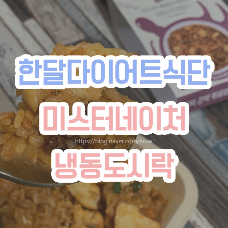  [한달다이어트식단] 간편식 냉동도시락