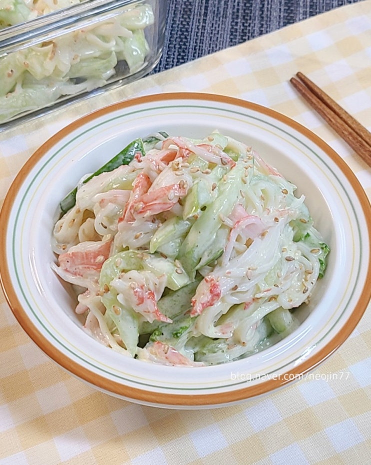 오이맛살무침 상큼하게 먹는 샐러드 간단한 오이반찬 오이맛살무침 상큼하게 먹는 샐러드 간단한 오이반찬