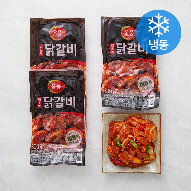 많이 찾는 올품 닭갈비 매운맛 (냉동), 300g, 3개 추천해요